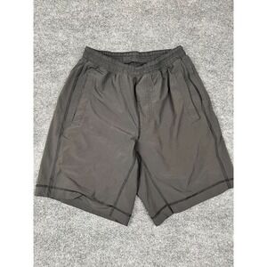 Lululemon Men's Lined Black‎ Athletic Short No size Tag Size S?